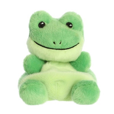Aurora Mini Ribbits Frog Palm Pals Adorable Stuffed Animal Green 4.5"