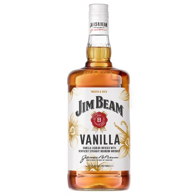 Jim Beam Vanilla Bourbon Whiskey - 1.75L Bottle