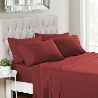 6 Piece Sheet Set, Deluxe Ultra Soft 1500 Series, Double Brushed Microfiber by Sweet Home Collection®