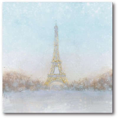 Courtside Market Eiffel Romance Gallery-Wrapped Canvas