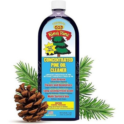 King Pine Concentrated Pine Oil, Multi-Surface Cleaner, Industrial Strength, Original Black, 12 fl oz (1)