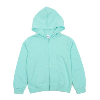 Leveret Kids Zipper Classic Solid Color Sweat Hoodie
