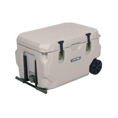 Lifetime 65 Quart High Performance Wheeled Cooler, Pumice Stone (91179)