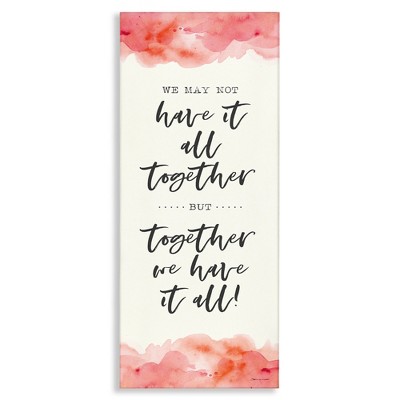 Stupell Industries Romantic Phrase with Blush Watercolor, 13" x 30"