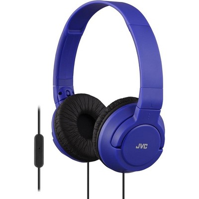 JVC Lightweight Flat Foldable Headphone with Mic,
