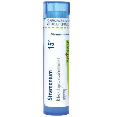 Stramonium 15C by Boiron Homeopathic Single Medicine For Stress & Sleep  -  80 Pellet