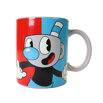 Just Funky Cuphead and Mugman 16oz Ceramic Mug