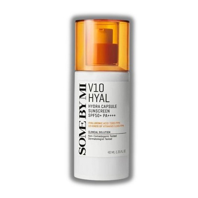 SOME BY MI V10 Hydra Capsule Sunscreen SPF50+ PA+| to shield the skin from UV rays while providing a rejuvenating effect - (1.35 oz)