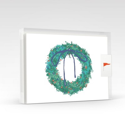 Wreath Greeting Card Pack Set (8 ct.) by Ramus & Co