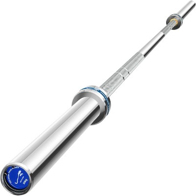 ODK Olympic Barbell, Barbell Bar with 2 Inch Sleeve, Barbell Weight Bar for Home Gym, Strength Training Bar for Bench Press, Universal Fit, Silver