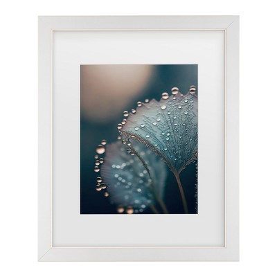 Trademark Fine Art - Treechild Wet Leafs Matted Framed Art