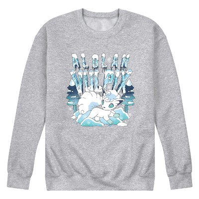 Men's - Pokémon - Alolan Vulpix Ice Winter Graphic Fleece Sweatshirt