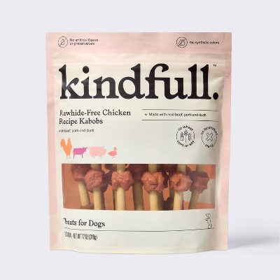 Rawhide-Free Chicken Recipe Kabob Dog Treats - Kindfull™ 12oz