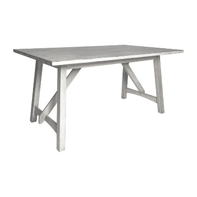 Emma and Oliver Farmhouse Wooden Trestle Base Dining Table