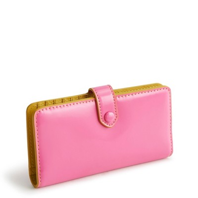 Vera Bradley Women's Outlet Patent Faux Leather Tab Wallet