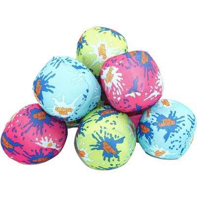 12 Pack - 3" Water Bomb Splash Balls - Beach Water Absorbent Ball Kids Pool Toys & Party Favors by 4E's Novelty