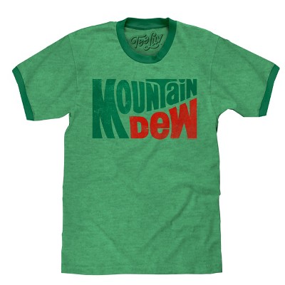 Tee Luv Vintage Mt Dew Ringer T-Shirt