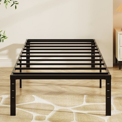 Karl Home 14 inch Height Twin Size Bed Frames Heavy Duty, Metal Platform Bed No Box Spring Needed