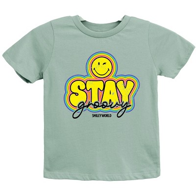 The Juniper Shop SmileyWorld Stay Groovy Youth Short Sleeve Tee