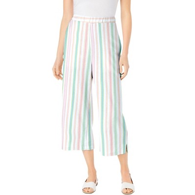 Woman Within Petite Linen Capri