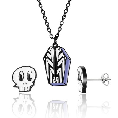 Beetlejuice Fashion Necklace and Earring Set