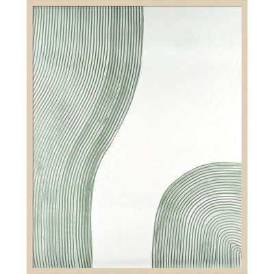 33"x41" Get Going III by Vanna Lam Wood Framed Wall Art Print Brown - Amanti Art: Modern Lithograph with Acrylic Cover