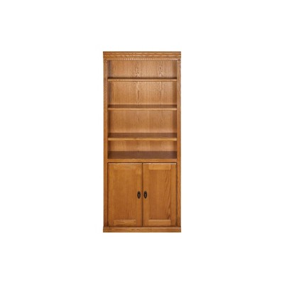Huntington Oxford Wood Bookcase with Doors - Martin Furniture