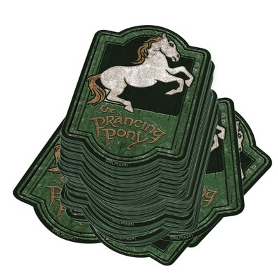 Lord of The Rings Prancing Pony 100ct Vinyl Large Deluxe Stickers Variety Pack