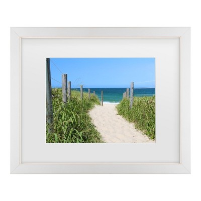 Trademark Fine Art - Beata Czyzowska Young To The Beach Matted Framed Art