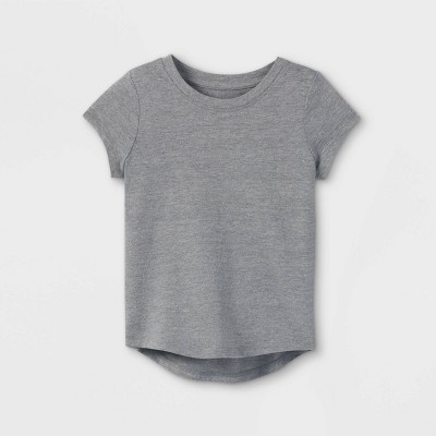 Toddler Girls' Solid Knit Short Sleeve T-Shirt - Cat & Jack™