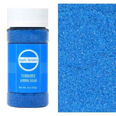 Mystic Sprinkles Turquoise - Blue Sanding Sugar 4oz