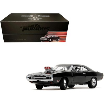 Dom's Dodge Charger R/T Black "Fast & Furious" (2009) Movie "TrueSpec" Series 1/24 Diecast Model Car by Jada