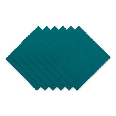 Design Imports Storm Blue Solid Napkin Set/6