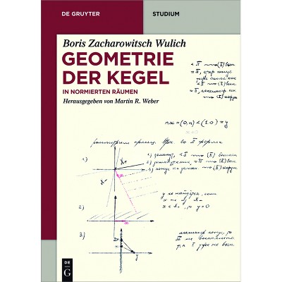 Geometrie der Kegel - (De Gruyter Studium) by  Boris Zacharowitsch Wulich (Paperback)