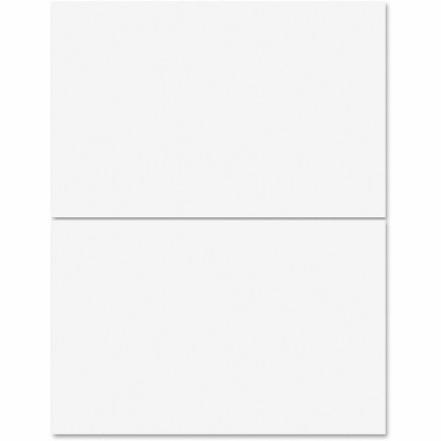 Business Source Premium Mailing Labels 5-1/2"x8-1/2" 500/BX White 98107