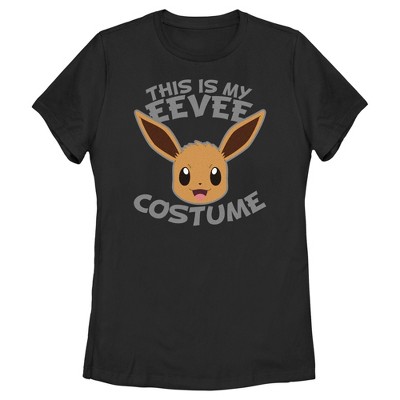 Women's Pokemon Halloween This is my Eevee Costume T-Shirt