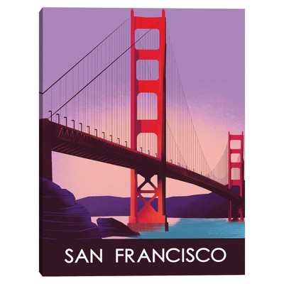 18" x 24" San Francisco I by Omar Escalante Canvas Art Print - Masterpiece Art Gallery
