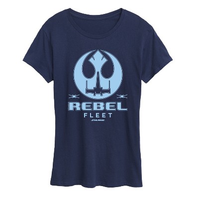 Women's - Star Wars - Rebel Fleet Flight Patch Short Sleeve Graphic T-Shirt