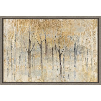 Amanti Art Seasons End Gold by Avery Tillmon Framed Canvas Wall Art