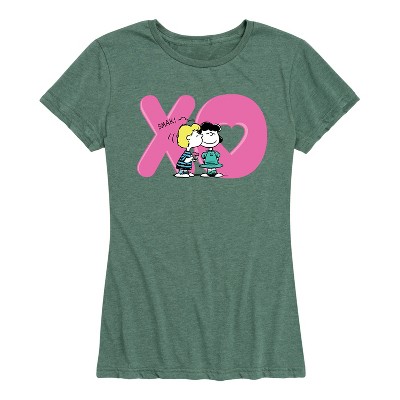 Women's - Peanuts - Xo Schroeder Lucy Short Sleeve Graphic T-Shirt