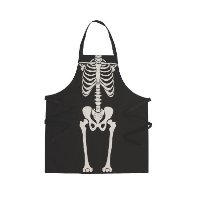 C&F Home Skeleton Bones Halloween Cotton Kitchen Apron Baking Cooking