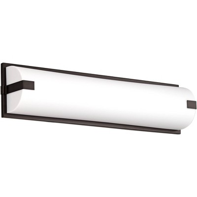 Possini Euro Design Possini Euro 26" Wide Black and White Vanity Bath Light
