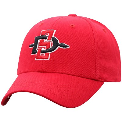 NCAA San Diego State Aztecs Structured Brushed Cotton Vapor Ballcap: Adjustable Adult Hat