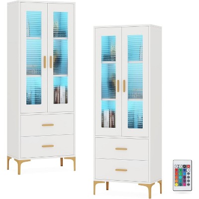 Tribesigns Bookcase with LED Light
