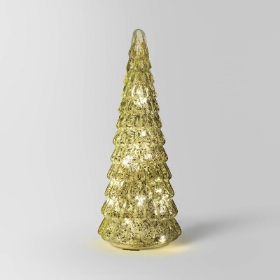15" Christmas Mercury Glass Tiered Classic Tree Decor - Wondershop™