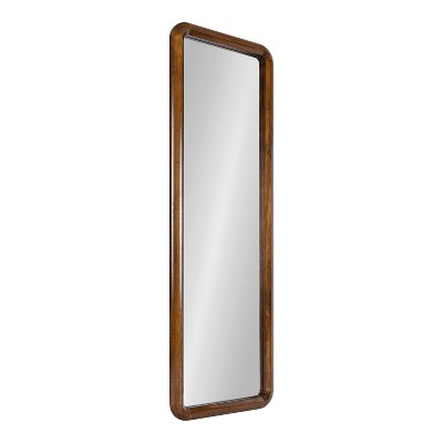 Pao Full Length Wall Mirror Walnut Brown - Kate & Laurel All Things Decor