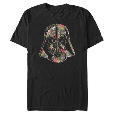Men's Star Wars: A New Hope Tropical Print Darth Vader Helmet T-Shirt