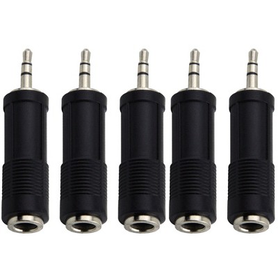 Pig Hog Solutions TRS(F) to 3.5mm(M) Stereo Adapter - 5 Units