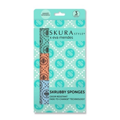 Skura Style x Eva Mendes Skrubby Sponges – 3pk