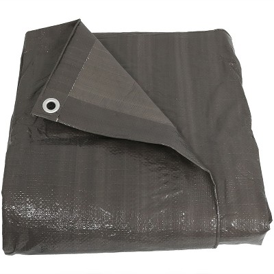 Sunnydaze Outdoor Heavy-Duty Multi-Purpose Plastic Reversible Protective Tarp Cover